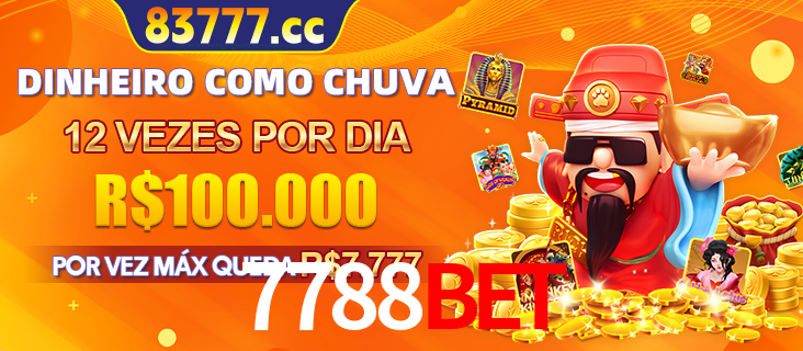 Banner do programa de recompensas Recomende para amigos do 7788BET, detalhando os bônus por convidar amigos, com prêmios que chegam a R$288.888.