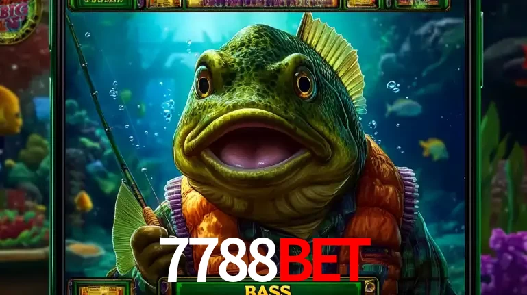 Personagem de peixe pescador do popular jogo de slot com tema de pescaria, uma das emocionantes opções de caça-níqueis para jogar e ganhar no cassino 7788BET.